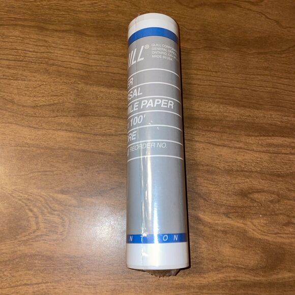 Unopened Roll Quill Premier Universal Facsimile Paper 8.5” X 100’ - Picture 1 of 5